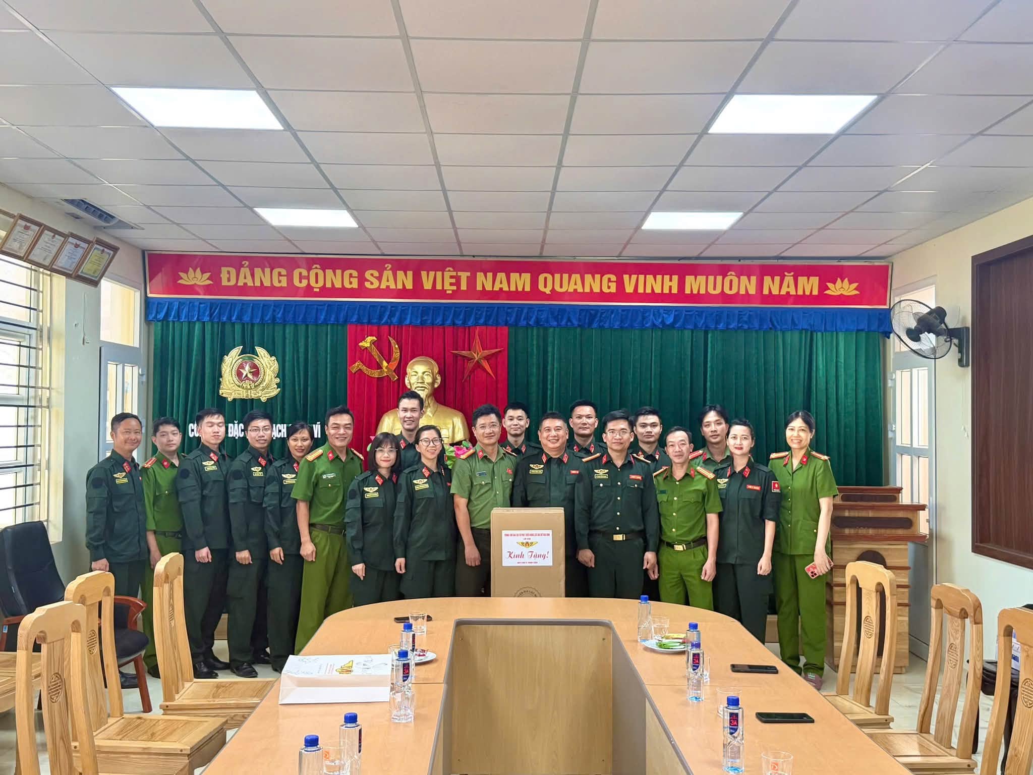 Công an đặc khu Bạch Long Vĩ: Phối hợp tổ chức chương trình sinh hoạt chính trị lớp huấn luyện Gìn giữ hòa bình Liên hợp quốc
